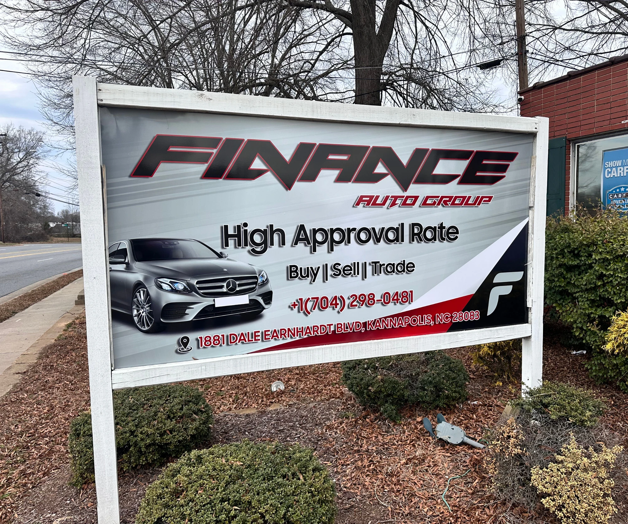 Flat Signs - Auto Finance Directional